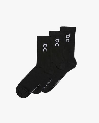  ON RUNNING - Set 3 đôi vớ nam cổ cao Logo 