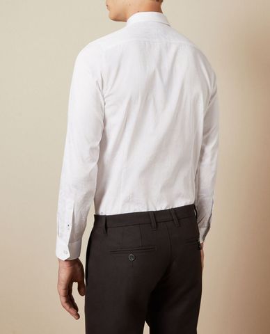  TED BAKER - Áo sơ mi nam tay dài Cafe 