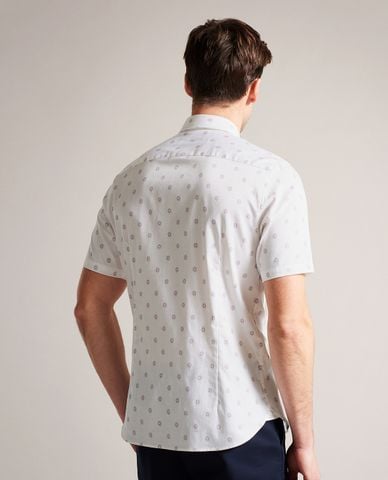  TED BAKER - Áo sơ mi nam tay ngắn Kymsho 
