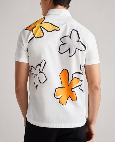  TED BAKER - Áo sơ mi nam tay ngắn Olympik 