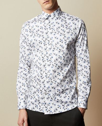  TED BAKER - Áo sơ mi nam họa tiết hoa Floral 