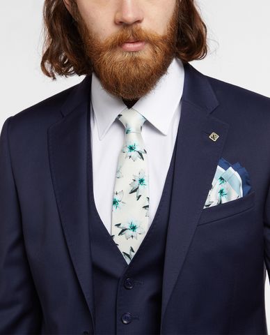  TED BAKER - Cà vạt nam lụa Sarsh 