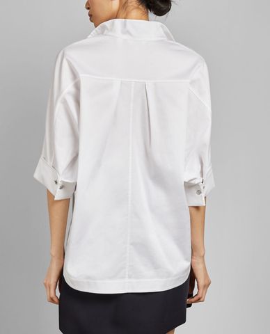  TED BAKER - Áo kiểu nữ tay ngắn cổ bẻ Avereye 