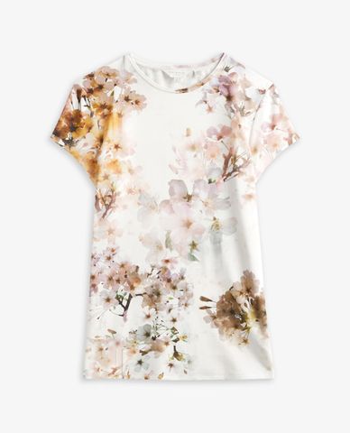  TED BAKER - Áo thun nữ tay ngắn cổ tròn Ayleyc 