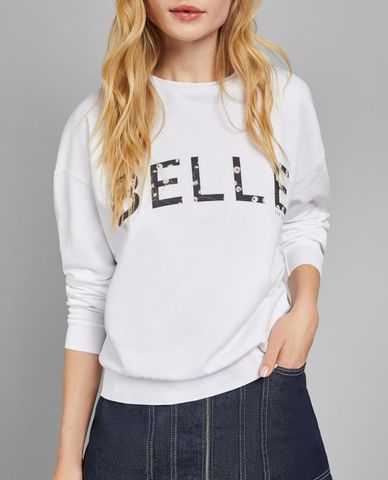  TED BAKER - Áo sweatshirts nữ in chữ Binanya 