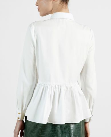  TED BAKER - Áo kiểu nữ tay dài cổ bẻ Cannan 