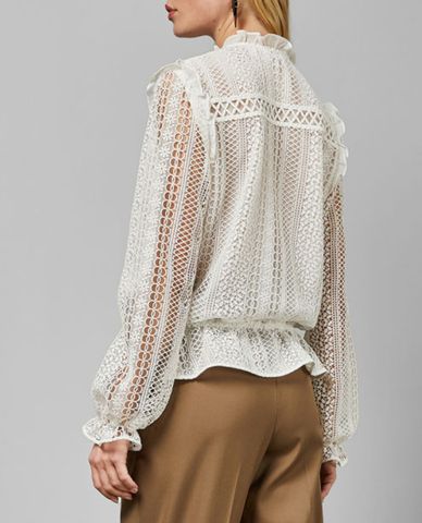  TED BAKER - Áo kiểu nữ Zip Up Woven 