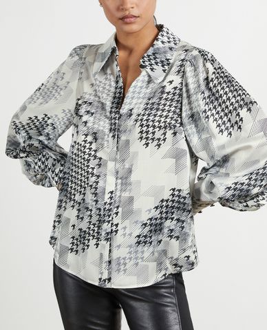  TED BAKER - Áo sơ mi nữ tay phồng Elfrina 