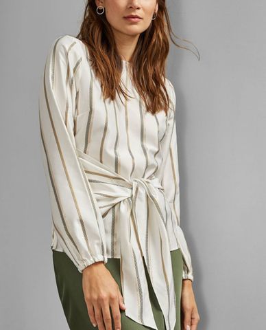  TED BAKER - Áo kiểu nữ cổ tròn tay dài Kyliiee 