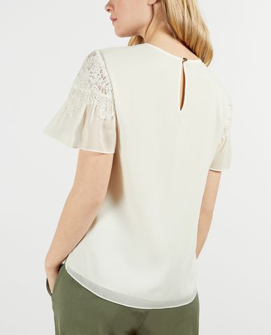  TED BAKER - Áo kiểu nữ Lawri Lace Panel Woven 