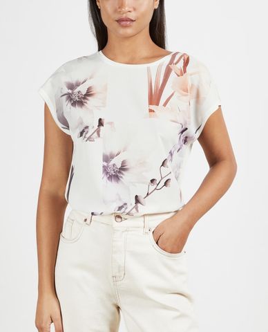  TED BAKER - Áo thun nữ tay ngắn cổ tròn Lylie 