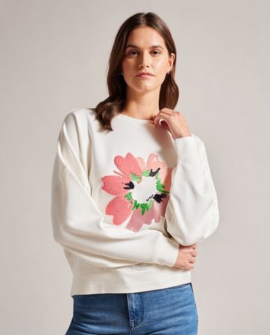  TED BAKER - Áo sweater nữ cổ tròn dài tay Marene 