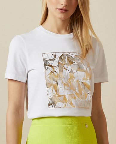  TED BAKER - Áo thun nữ tay ngắn cổ tròn Robyyin 