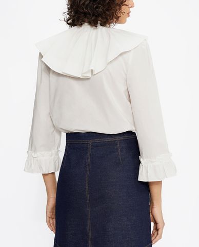  TED BAKER - Áo kiểu nữ tay lỡ phối bèo Samala 