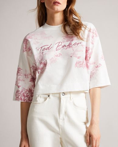  TED BAKER - Áo croptop nữ tay lỡ trẻ trung Teresia 