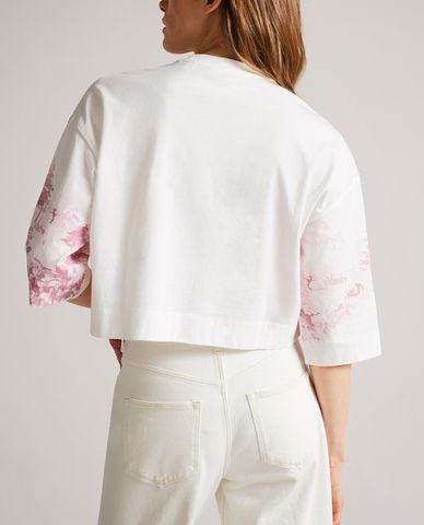  TED BAKER - Áo croptop nữ tay lỡ trẻ trung Teresia 