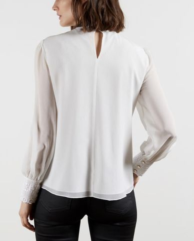  TED BAKER - Áo kiểu nữ tay dài cổ tròn Vessar 