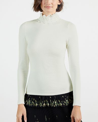  TED BAKER - Áo kiểu nữ tay dài cổ cao Wilaart 