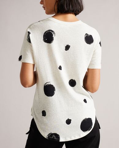  TED BAKER - Áo thun nữ cổ tròn tay ngắn Zariiah 