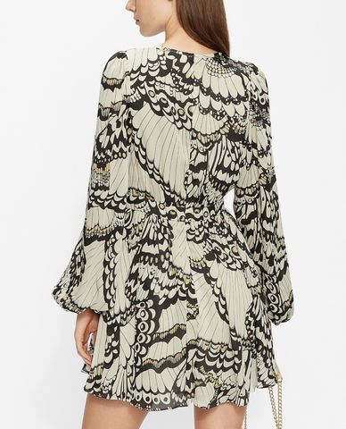  TED BAKER - Đầm mini cổ tròn tay phồng Chrissy 