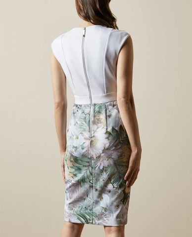  TED BAKER - Đầm bút chì họa tiết hoa Hanalee 