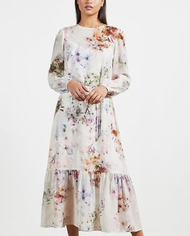  TED BAKER - Đầm midi tay dài đuôi cá Kally 