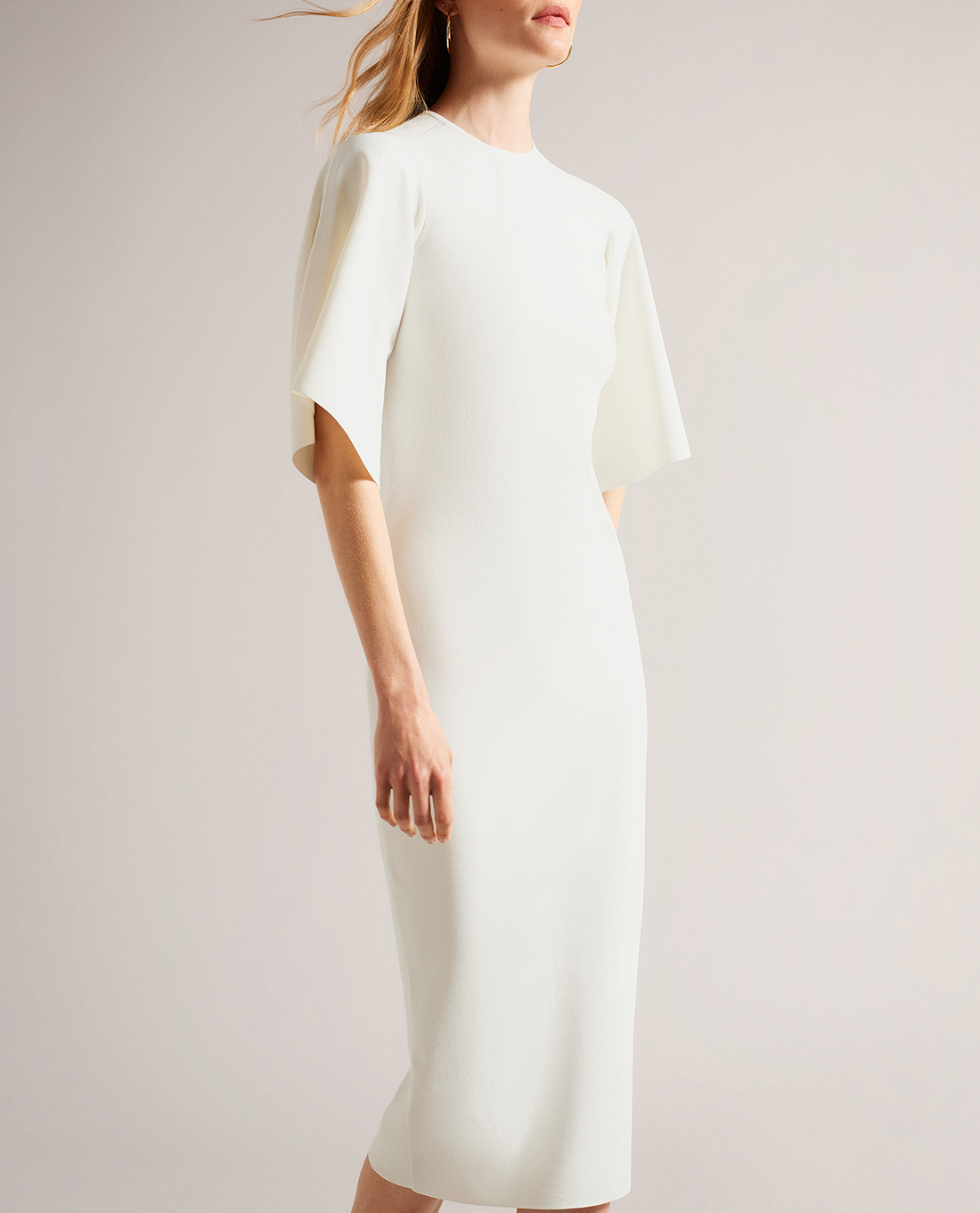 TED BAKER Đầm body cổ tròn tay loe Lounia