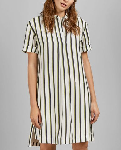  TED BAKER - Đầm sơ mi ngắn tay kẻ sọc Olivee 