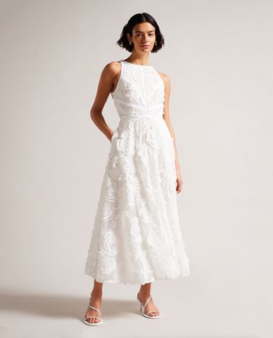  TED BAKER - Đầm sát nách maxi cổ tròn Ullaa 