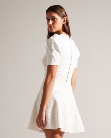  TED BAKER - Đầm mini cổ tròn tay ngắn Velvey 