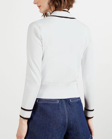  TED BAKER - Áo khoác cardigan nữ cổ V tay dài Flooraa 