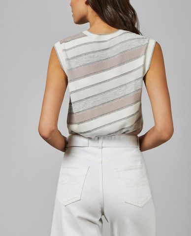  TED BAKER - Áo thun nữ sát nách sọc ngang Julonia 