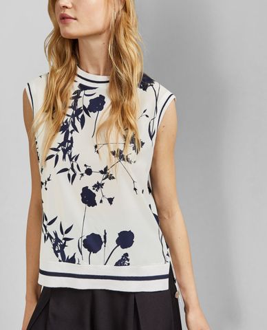  TED BAKER - Áo sát nách nữ  White Miha 