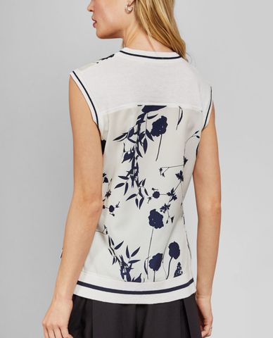  TED BAKER - Áo sát nách nữ  White Miha 