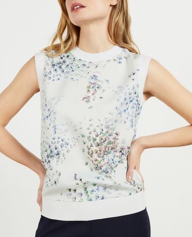  TED BAKER - Áo kiểu nữ sát nách cổ tròn Nnessa 