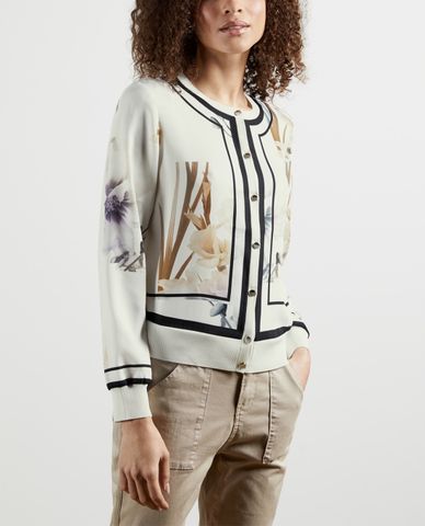  TED BAKER - Áo khoác cardigan nữ cổ tròn Patrina 