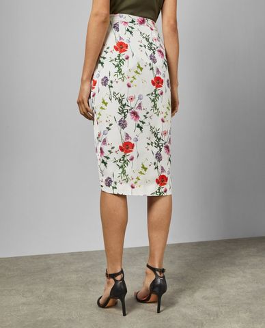  TED BAKER - Chân váy midi dáng quấn Camiila 