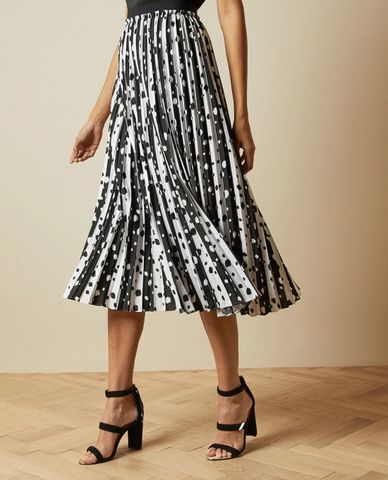  TED BAKER - Chân váy midi xếp ly Vyvian 