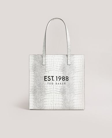  TED BAKER - Túi tote nữ lớn thiết kế da cá sấu Lavayda 