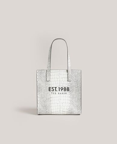  TED BAKER - Túi tote nữ nhỏ thiết kế da cá sấu Lavinay 
