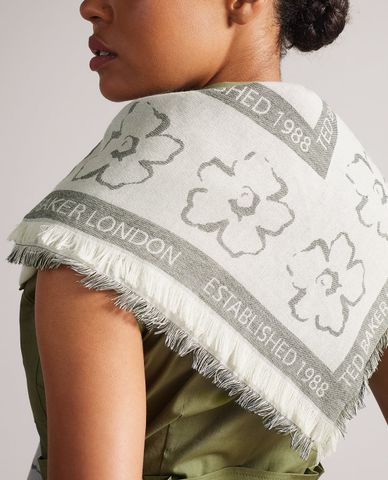  TED BAKER - Khăn choàng nữ chữ nhật Kemily 