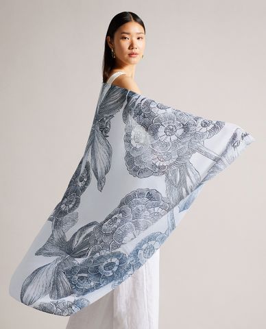 TED BAKER - Khăn choàng nữ phom chữ nhật Kylieee 