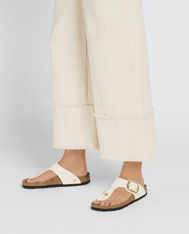  BIRKENSTOCK - Dép kẹp unisex phối khoá Gizeh 