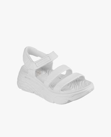  SKECHERS - Giày sandals nữ đế thấp mũi tròn Max Cushioning Foamies 