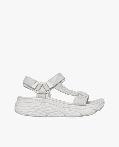  SKECHERS - Giày sandals nữ quai ngang Max Cushioning 