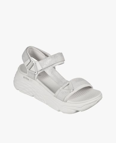  SKECHERS - Giày sandals nữ quai ngang Max Cushioning 
