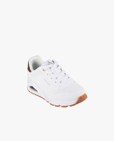  SKECHERS - Giày sneakers bé gái cổ thấp Uno Gen1 Shimmer Away 