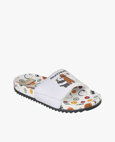  SKECHERS - Dép nữ quai ngang We Bare Bears BOBS Pop Ups 2 
