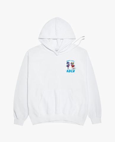  ADLV - Áo hoodie tay dài mũ trùm Angel And Devil 