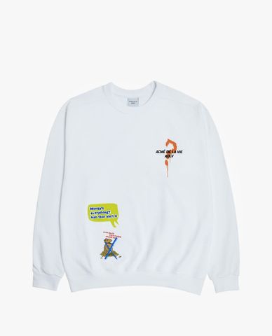  ADLV - Áo sweatshirt tay dài cổ tròn Wolf 